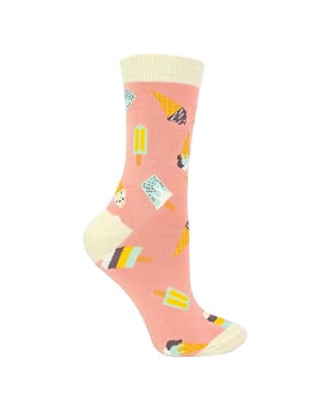 Dames IJsroom Sokken | Grappige Crew Bamboe Geschenk Sokken