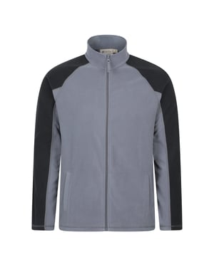 Mountain Warehouse Heren Ashbourne Volledige Rits Fleece Jacket (Donkergrijs)