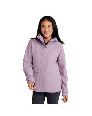 Mountain Warehouse Dames April Waterdichte Jas (Lila)