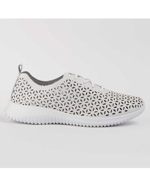 Purapiel Oxford Schoen Reyza Wit
