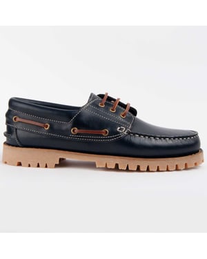 Purapiel Bootsschoen Pullnauc Blauw