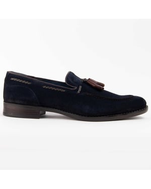 Purapiel Mocassin Moretto2 Blauw