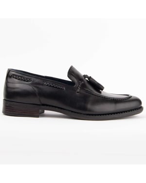 Purapiel Mocassin Moretto3 Zwart