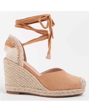 Montevita Espadrilles Met Een Sleehak Balenci8 Bruin