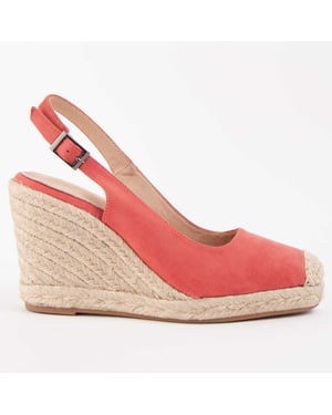 Montevita Espadrilles Met Een Sleehak Balenci7 Oranje