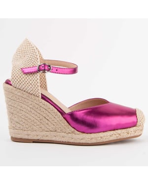 Montevita Espadrilles Met Een Sleehak Balenci4 Roze
