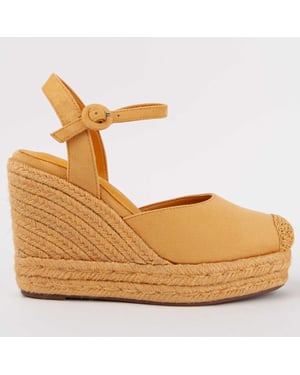 Montevita Espadrilles Met Een Sleehak Balenci10 Geel