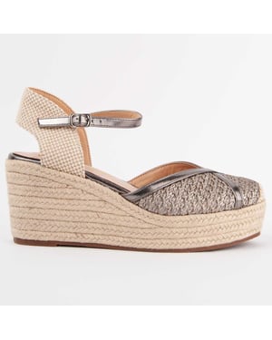 Montevita Espadrilles Met Een Sleehak Balenci9 Grijs