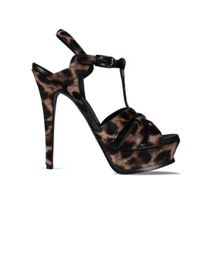Saint Laurent Tribute Sandalen Bruin