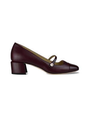 Jimmy Choo Elisa 45 Pumps Bordeaux Bordeaux