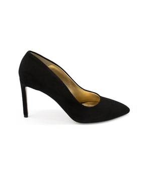 Walter Steiger suède pumps zwart
