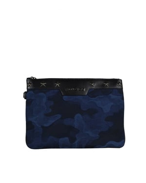Jimmy Choo Derek clutch blauw
