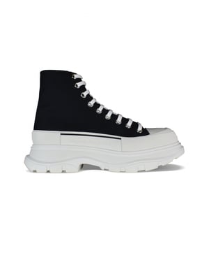 Alexander McQueen Sneakers Tread Slick Zwart