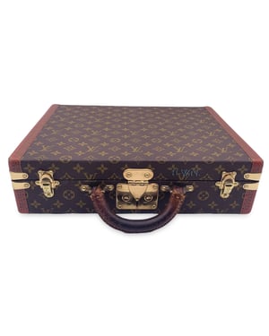 Louis Vuitton Vintage Stoffen Aktetas President