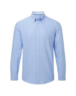 Asquith & Fox Heren Oxford Formeel Overhemd Met Lange Mouwen (Blauw)