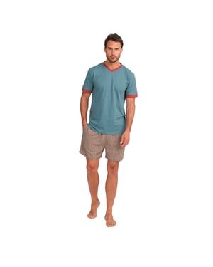 JJBFH5001 Korte mouwen pyjama voor heren