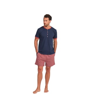 JJBFH5501 Korte mouwen pyjama voor heren