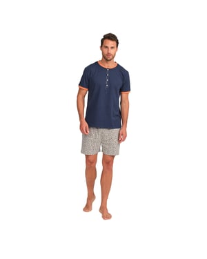 JJB13 Kurzarm-Pyjama für Herren