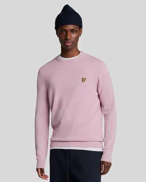 Lyle & Scott Katoenen Ronde Hals Trui - Roze