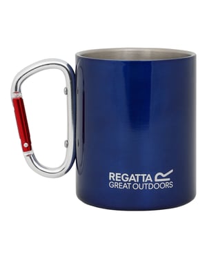 Regatta Grote buitenshuis stalen karabijnhaak/beker (Blauw)