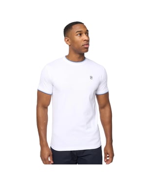 Crosshatch Heren Shellworth T-Shirt (Wit)