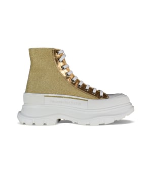 Alexander McQueen Sneakers Tread Slick Geel
