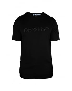 Gebroken wit T-shirt zwart