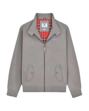 Lambretta Harrington heren douchebestendig jack (Donkergrijs)