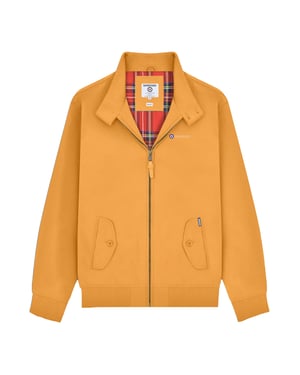 Lambretta Harrington heren douchebestendig jack (Mosterd)