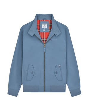 Lambretta Harrington heren douchebestendig jack (Middenblauw)