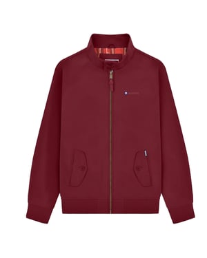 Lambretta Harrington heren douchebestendig jack (Bourgondië)