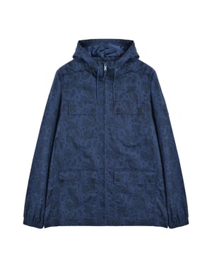Lambretta Heren Paisley Field Jacket (Marine)