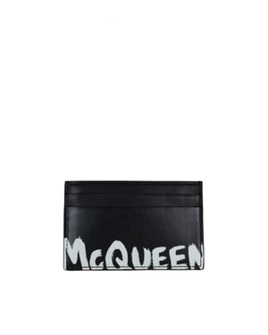 Alexander McQueen Kaarthouder Zwart