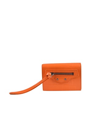 Balenciaga Neo Classic portemonnee Oranje