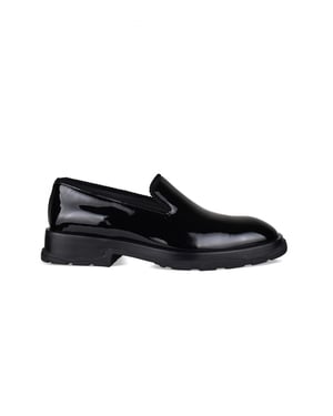 Alexander McQueen instaploafers met loopvlak zwart