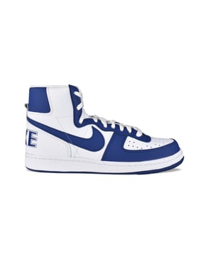 Comme des garçons Terminator hoge sneakers Wit