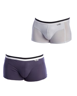 Pack-2 Boxershorts DIM Basic Atmungsaktives Gewebe D05H2 für Herren