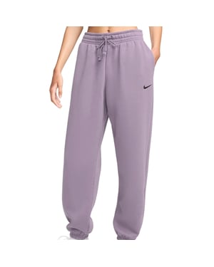Nike effen paarse joggingbroek