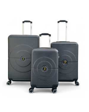 Robuuste ABS harde schaal zwarte 8 wielen bagage reiskoffer