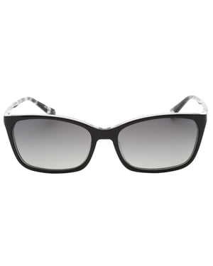 Banana Republic grijze SF gepolariseerde lens zwarte CRY-stijl zonnebril