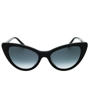 Banana Republic donkergrijze SF-lens zwarte Cat Eye-zonnebril