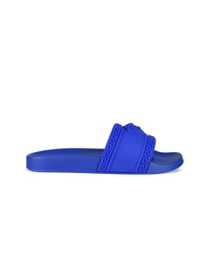 Versace Medusa-slippers blauw