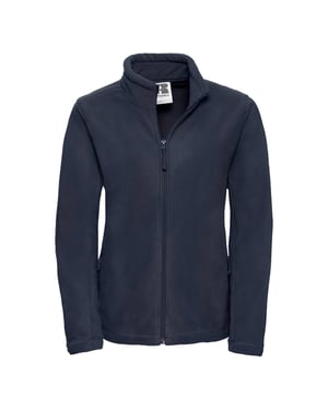 Russell Dames/Dames Full Zip Outdoor Fleecejack (Franse marine)