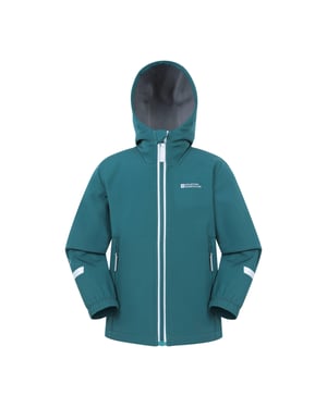 Mountain Warehouse Kinder/Kids Huxley Reflecterende Zachte Shell Jas (Blauw)