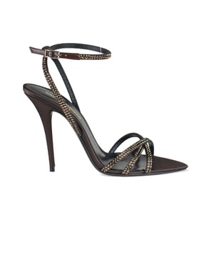 Saint Laurent Ava Sandalen Bruin