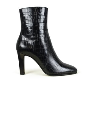 Saint Laurent Jane enkellaarsjes Zwart