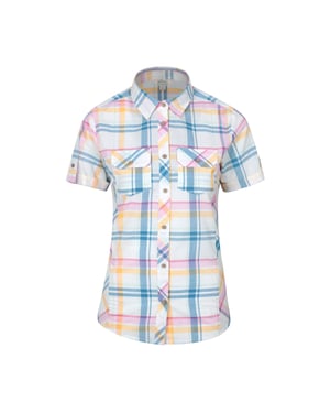 Mountain Warehouse Dames/Dames Katoenen Vakantie Shirt (Wit)