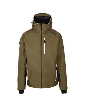 Trespass Heren Graham DLX Ski-jas (Donkere Olijf)