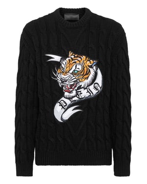Pullover Ronde Hals Tattoo