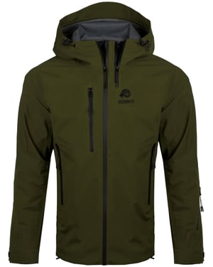 Dames Wandeljack 3-Laags Hardshell Olijfgroen